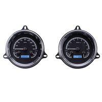 Dakota Digital Gauge Kit 1954 For Chevrolet Pickup Analog Black Background Alloy Style Face Blue Display VHX-54C-PU-K-B