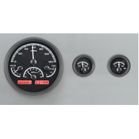 Dakota Digital Gauge Kit 1955- 86 For Jeep CJ Analog Black Background Alloy Style Face Red Display VHX-55J-K-R