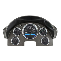 Dakota Digital Gauge Kit 1956 For Ford Analog Black Background Alloy Style Face Blue Display VHX-56F-K-B