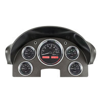 Dakota Digital Gauge Kit 1957 For Ford Analog Black Background Alloy Style Face Red Display VHX-56F-K-R