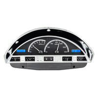 Dakota Digital Gauge Kit 1956 For Ford Pickup Analog Black Background Alloy Style Face Blue Display VHX-56F-PU-K-B