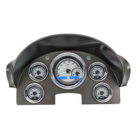 Dakota Digital Gauge Kit 1959 For Ford Analog Silver Background Alloy Style Face Blue Display VHX-56F-S-B