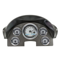 Dakota Digital Gauge Kit 1961 For Ford Analog Silver Background Alloy Style Face White Display VHX-56F-S-W