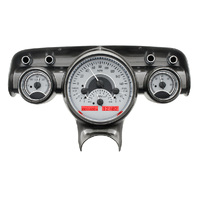 Dakota Digital Gauge Kit 1961 For Chevrolet Analog Silver Background Alloy Style Face Red Display VHX-57C-S-R