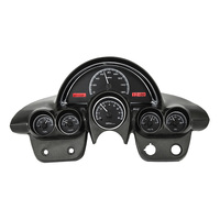 Dakota Digital Gauge Kit 1958- 62 For Chevrolet Corvette Analog Black Background Alloy Style Face Red Display VHX-58C-VET-K-R