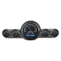 Dakota Digital Gauge Kit 1959- 60 For Chevrolet For Impala/ El Camino Analog Black Background Alloy Style Face Blue Display VHX-59C-IMP-K-B