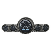 Dakota Digital Gauge Kit 1959- 60 For Chevrolet For Impala/ El Camino Analog Black Background Alloy Style Face White Display VHX-59C-IMP-K-W