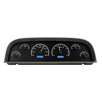 Dakota Digital Gauge Kit 1960- 63 For Chevrolet Pickup Analog Black Background Alloy Style Face Blue Display VHX-60C-PU-K-B