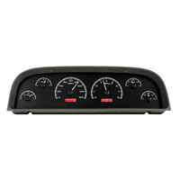 Dakota Digital Gauge Kit 1960- 63 For Chevrolet Pickup Analog Black Background Alloy Style Face Red Display VHX-60C-PU-K-R