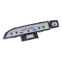 Dakota Digital Gauge Kit 1963 For Ford Galaxie Analog Silver Background Alloy Style Face Blue Display VHX-60F-GAL-S-B