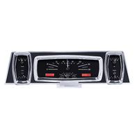 Dakota Digital Gauge Kit 1961- 63 For Lincoln Continental Analog Black Background Alloy Style Face Red Display VHX-61L-K-R