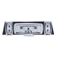 Dakota Digital Gauge Kit 1961- 63 For Lincoln Continental Analog Silver Background Alloy Style Face White Display VHX-61L-S-W