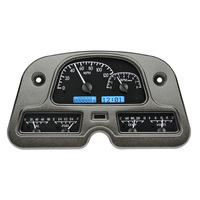 Dakota Digital Gauge Kit 1962- 84 For Toyota FJ40 Analog Black Background Alloy Style Face Blue Display VHX-62T-FJ-K-B