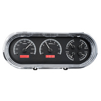 Dakota Digital Gauge Kit 1963- 65 For Chevrolet For Nova Analog Black Background Alloy Style Face Red Display VHX-63C-NOV-K-R