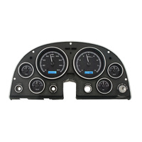 Dakota Digital Gauge Kit 1963- 67 For Chevrolet Corvette Analog Black Background Alloy Style Face Blue Display VHX-63C-VET-K-B