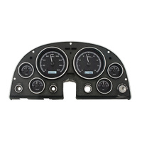 Dakota Digital Gauge Kit 1963- 67 For Chevrolet Corvette Analog Black Background Alloy Style Face White Display VHX-63C-VET-K-W