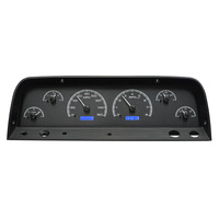 Dakota Digital Gauge Kit 1964- 66 For Chevrolet Pickup Analog Black Background Alloy Style Face Blue Display VHX-64C-PU-K-B