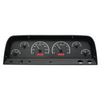 Dakota Digital Gauge Kit 1964- 66 For Chevrolet Pickup Analog Black Background Alloy Style Face Red Display VHX-64C-PU-K-R