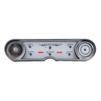 Dakota Digital Gauge Kit 1965- 66 For Cadillac Analog Silver Background Alloy Style Face Red Display VHX-65C-CAD-S-R