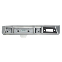 Dakota Digital Gauge Kit 1971 For Chevrolet Caprice/ For Impala Analog Silver Background Alloy Style Face White Display VHX-66C-IMP-S-W