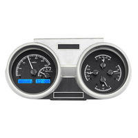 Dakota Digital Gauge Kit 1966- 67 Oldsmobile Cutlass Analog Black Background Alloy Style Face Blue Display VHX-66O-CUT-K-B