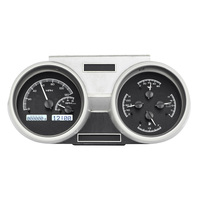 Dakota Digital Gauge Kit 1966- 67 Oldsmobile Cutlass Analog Black Background Alloy Style Face White Display VHX-66O-CUT-K-W