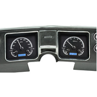 Dakota Digital Gauge Kit 1968 For Chevrolet For Chevelle/ El Camino Analog Black Background Alloy Style Face Blue Display VHX-68C-CVL-K-B