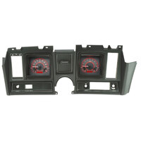 Dakota Digital Gauge Kit 1976 For Camaro Analog Carbon Fiber Background Alloy Style Face Red Display VHX-69C-CAM-C-R