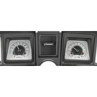 Dakota Digital Gauge Kit 1974 For Camaro Analog Silver Background Alloy Style Face White Display VHX-69C-CAM-S-W