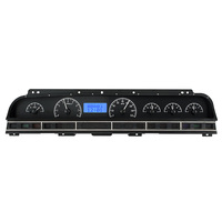 Dakota Digital Gauge Kit 1969- 70 For Chevrolet For Impala/ Caprice Analog Black Background Alloy Style Face Blue Display VHX-69C-IMP-K-B