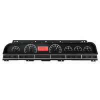 Dakota Digital Gauge Kit 1969- 70 For Chevrolet For Impala/ Caprice Analog Black Background Alloy Style Face Red Display VHX-69C-IMP-K-R