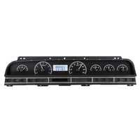 Dakota Digital Gauge Kit 1969- 70 For Chevrolet For Impala/ Caprice Analog Black Background Alloy Style Face White Display VHX-69C-IMP-K-W