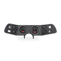 Dakota Digital Gauge Kit 1970 For Pontiac GTO/ Le Mans Analog Black Background Alloy Style Face Red Display VHX-70C-CAM-K-R