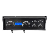 Dakota Digital Gauge Kit 1970- 72 For Chevrolet Malibu/ non SS For Chevelle/ El Camino Analog Black Background Alloy Style Face Blue Display VHX-70C-M