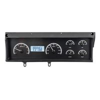 Dakota Digital Gauge Kit 1970- 72 For Chevrolet Malibu/ non SS For Chevelle/ El Camino Analog Black Background Alloy Style Face White Display VHX-70C-