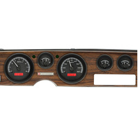 Dakota Digital Gauge Kit 1970- 81 For Pontiac For Firebird Analog Black Background Alloy Style Face Red Display VHX-70P-FIR-K-R