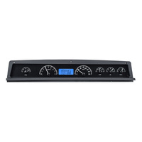 Dakota Digital Gauge Kit 1971- 76 For Chevrolet Caprice/ For Impala Analog Black Background Alloy Style Face Blue Display VHX-71C-CAP-K-B