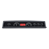 Dakota Digital Gauge Kit 1971- 76 For Chevrolet Caprice/ For Impala Analog Black Background Alloy Style Face Red Display VHX-71C-CAP-K-R