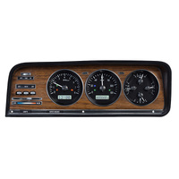 Dakota Digital Gauge Kit 1973- 85 For Jeep Wagoneer & J Trucks Analog Black Background Alloy Style Face White Display VHX-73J-WAG-K-W