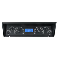 Dakota Digital Gauge Kit 1977- 90 For Chevrolet For Impala/ Caprice & 1984- 86 For Pontiac Parisienne Analog Black Background Alloy Style Face Bl VHX-