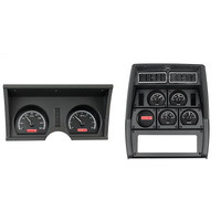 Dakota Digital Gauge Kit 1978- 82 For Chevrolet Corvette Message Center Black Background Alloy Style Face Red Display VHX-78C-VET-K-R