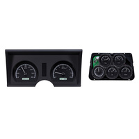 Dakota Digital Gauge Kit 1978- 82 For Chevrolet Corvette Analog Black Background Alloy Style Face White Display VHX-78C-VTA-K-W