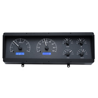 Dakota Digital Gauge Kit 1978- 88 Oldsmobile Cutlass Analog Black Background Alloy Style Face Blue Display VHX-78O-CUT-K-B