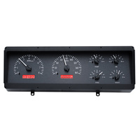 Dakota Digital Gauge Kit 1978- 88 Oldsmobile Cutlass Analog Black Background Alloy Style Face Red Display VHX-78O-CUT-K-R