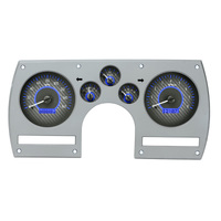 Dakota Digital Gauge Kit 1982- 89 For Chevrolet For Camaro Analog Carbon Fiber Background Alloy Style Face Blue Display VHX-82C-CAM-C-B