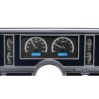 Dakota Digital Gauge Kit 1984- 87 For Buick Regal and Grand National Analog Black Background Alloy Style Face Blue Display VHX-84B-REG-K-B