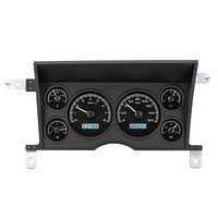 Dakota Digital Gauge Analong 1986-93 For Chevrolet S-10/GMC S-15 VHX System Black Alloy Style Face White Display Each VHX-86C-S10-K-W