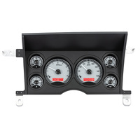 Dakota Digital Gauge Analong 1986-93 For Chevrolet S-10/GMC S-15 VHX System Silver Alloy Style Face Red Display Each VHX-86C-S10-S-R