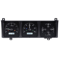 Dakota Digital Gauge Kit 1986- 91 For Jeep Wagoneer & J Trucks Analog Black Background Alloy Style Face White Display VHX-86J-WAG-K-W