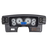 Dakota Digital Gauge Kit 1987- 89 For Ford For Mustang Analog Silver Background Alloy Style Face Blue Display VHX-87F-MUS-S-B